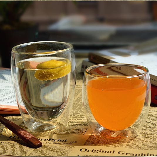 double walled drinking glasses