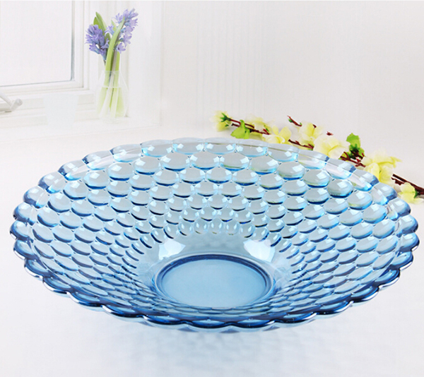 Electroplate Round Fruit Plate