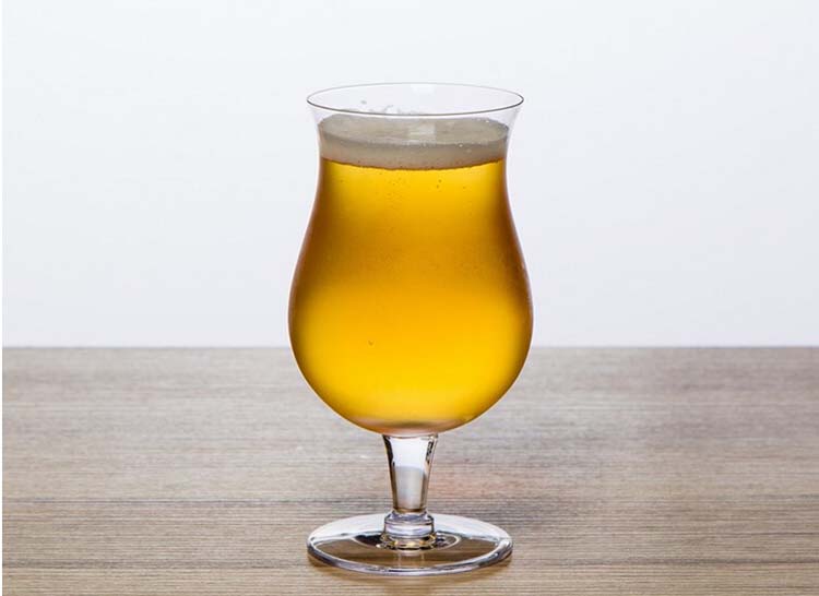 tulip shaped glasses