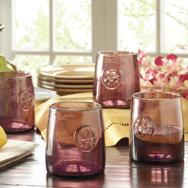 colored drinking glasses