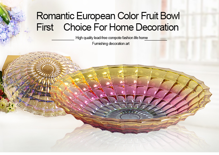 Hot sales mercury glass plate and electroplating glass plates for fruit