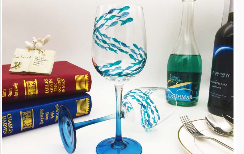 unique glass painting designs