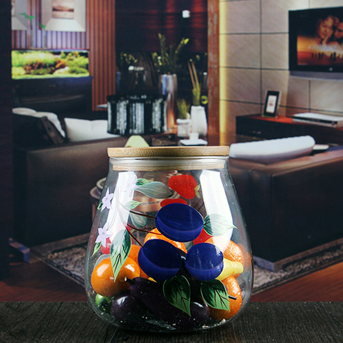 Airtight glass jar with lids