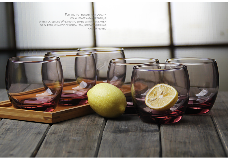 clear glass tea cups