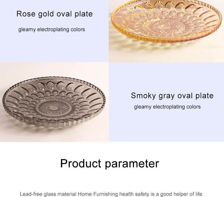 electroplated glass plate