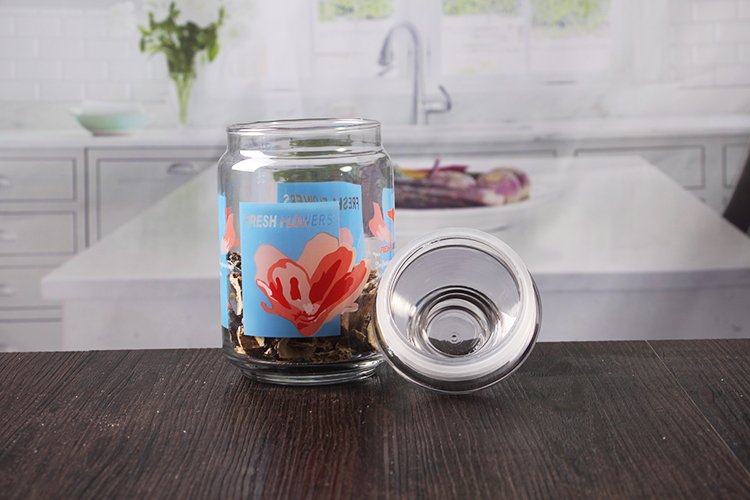 Sealed Glass Jar With Dome Lid