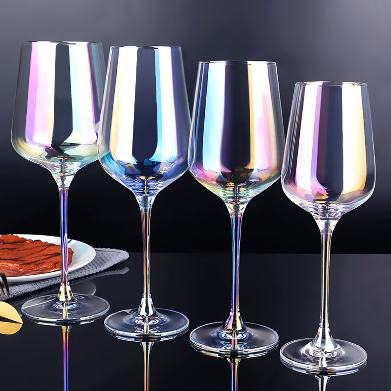 01 Coloured Wine Glasses  For Sale