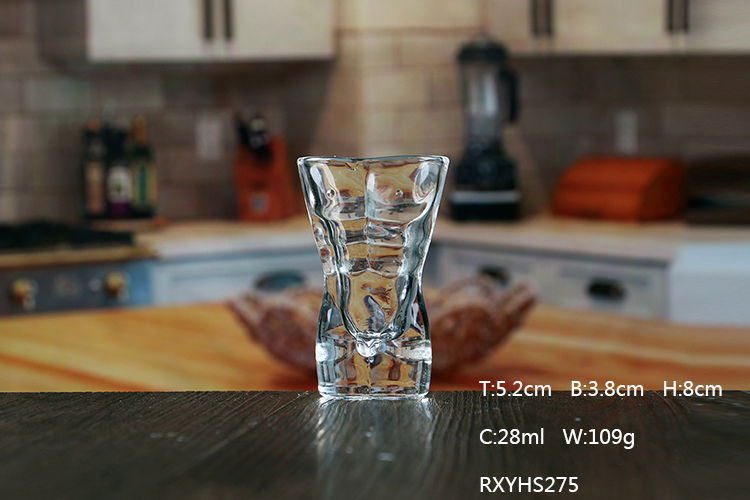 Male Body Shape Shot Glass