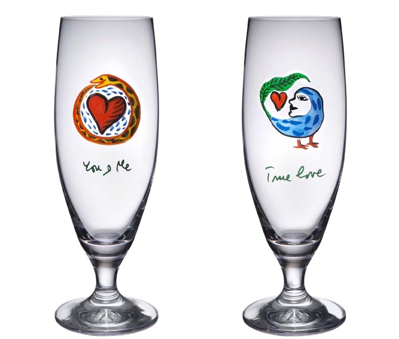 personalized hand painted wine glasses