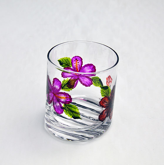 christmas wine glasses hand painted