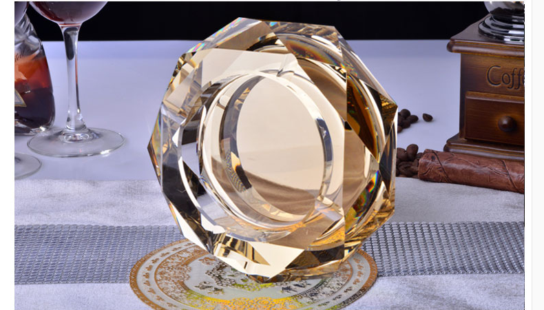 personalized glass ashtrays