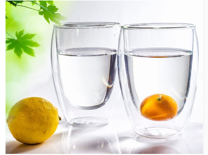 double wall glass tea tumbler