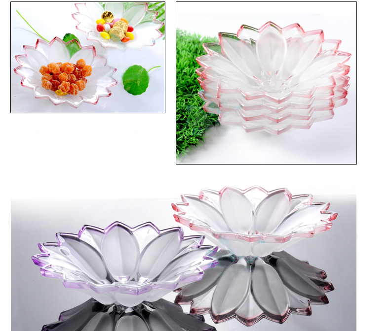 glass fruit plate