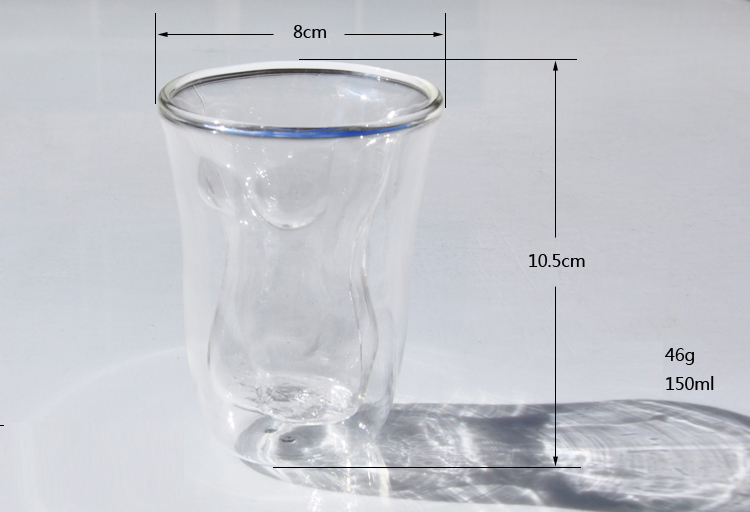 China hot exporter tumbler cups double walled glass mug cheap glass cups milk cup beer glass cups