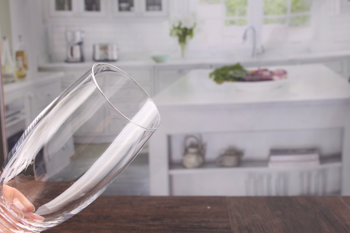 Champagne crystal glasses