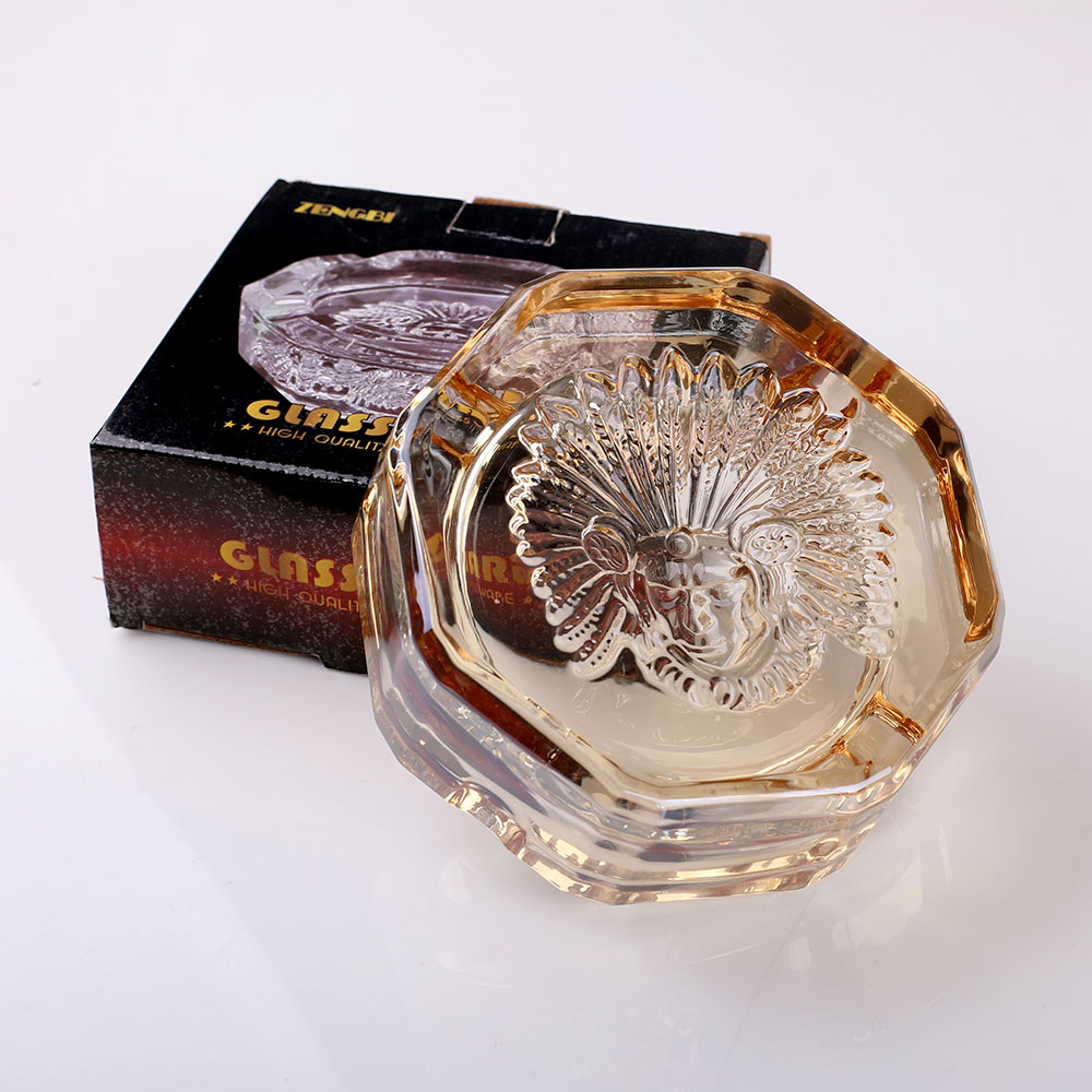 glass cigar ashtray