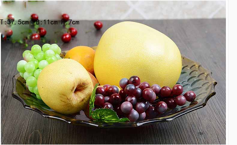 Glass fruit bowl set,glass plate and glass fruit bowls wholesale
