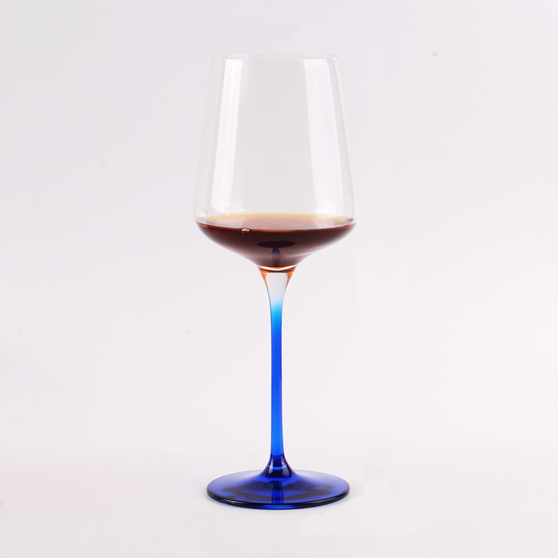 Blue wine glasses