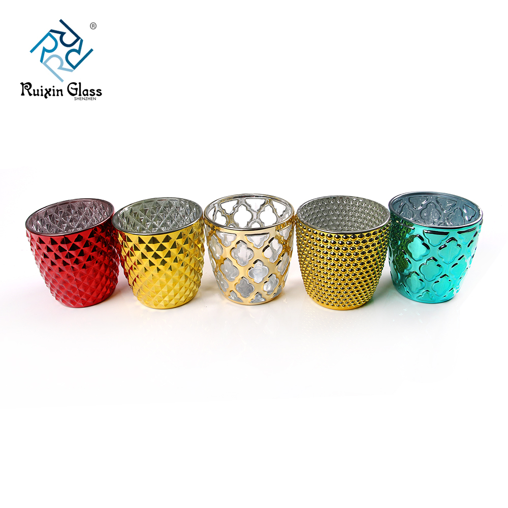 gold votive candle holders