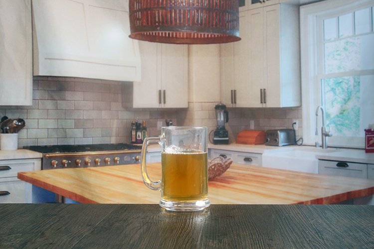 Beer Tankard Glass With Handle