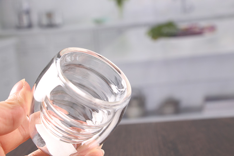 Double glass tea cup