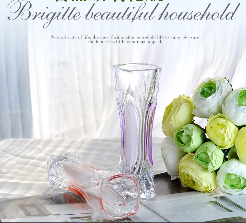 small glass flower vases