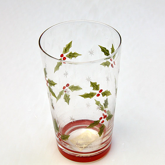 Christmas Wine Glass