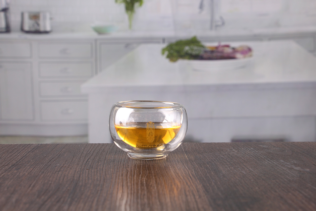 small double glass cup