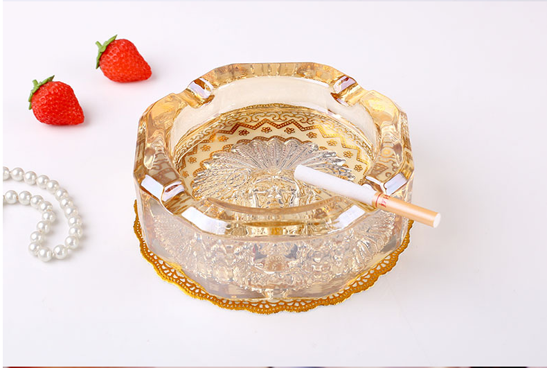 cut glass ashtray 