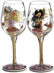 What are the steps required for red wine glass customization?