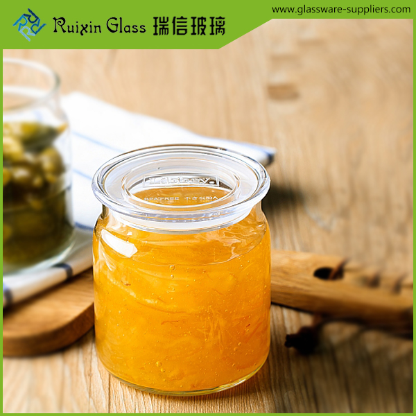 glass jars with lids