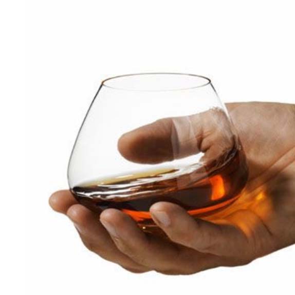 stemless brandy glasses