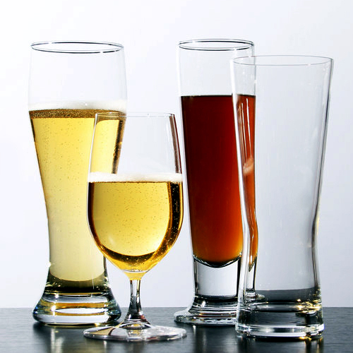 Tulip wine glass