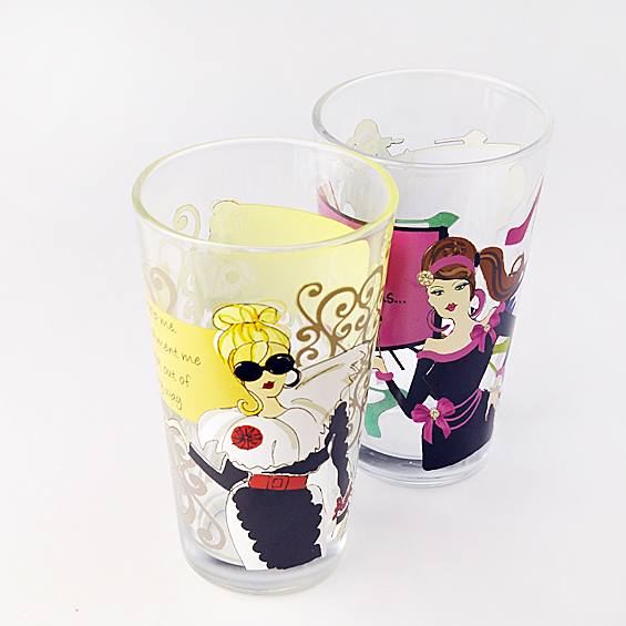 Christmas Wine Glass