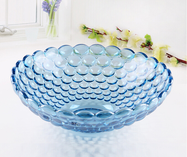 Electroplate Round Fruit Plate