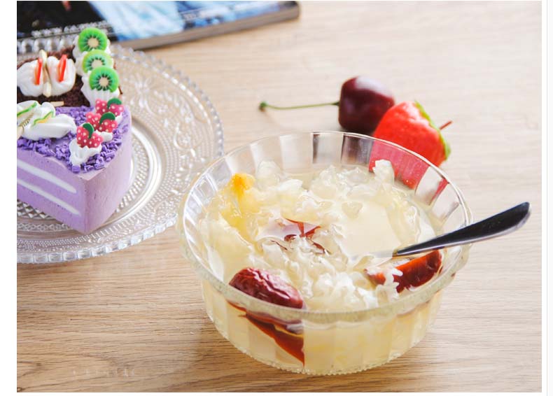 glass dessert bowls
