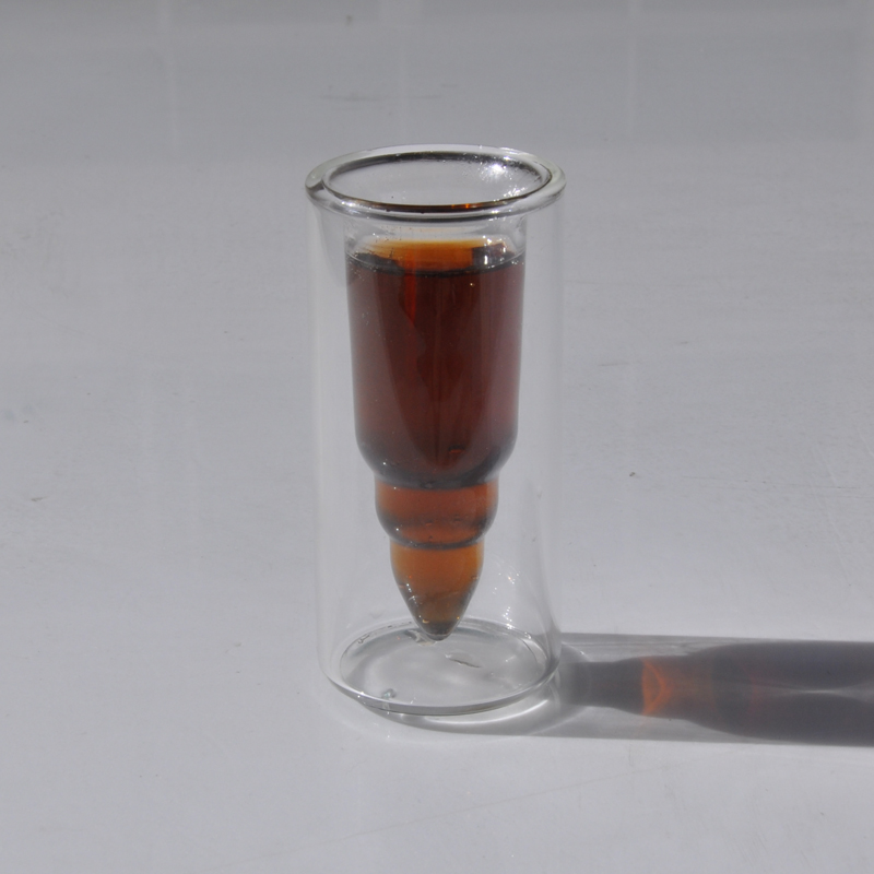 2016 new popular personalized glass beer mug double walled beer glass creative shot glass wholesale