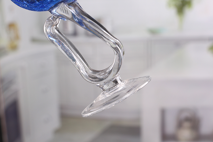 Crack Wine Glass Candle Holder