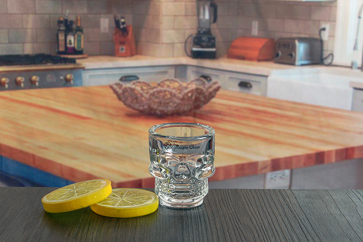 Bar skull shot glass