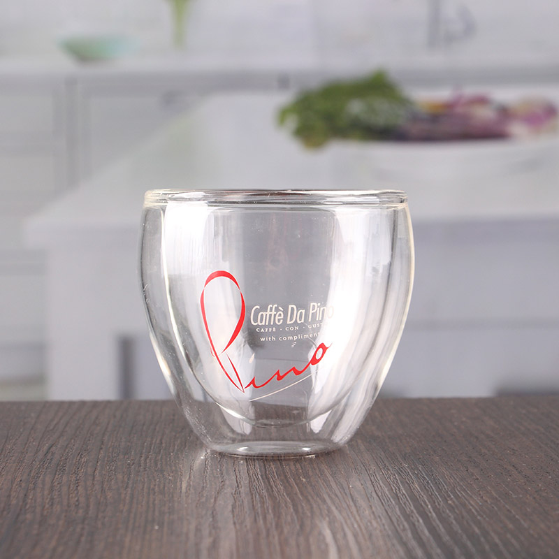 double wall glass cup