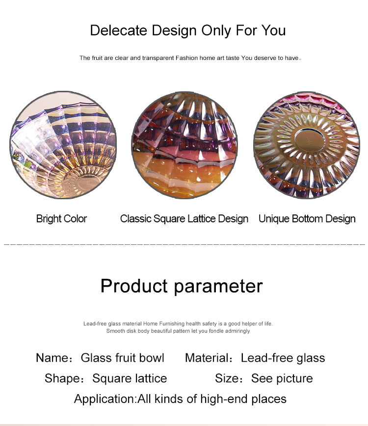 Hot sales mercury glass plate and electroplating glass plates for fruit