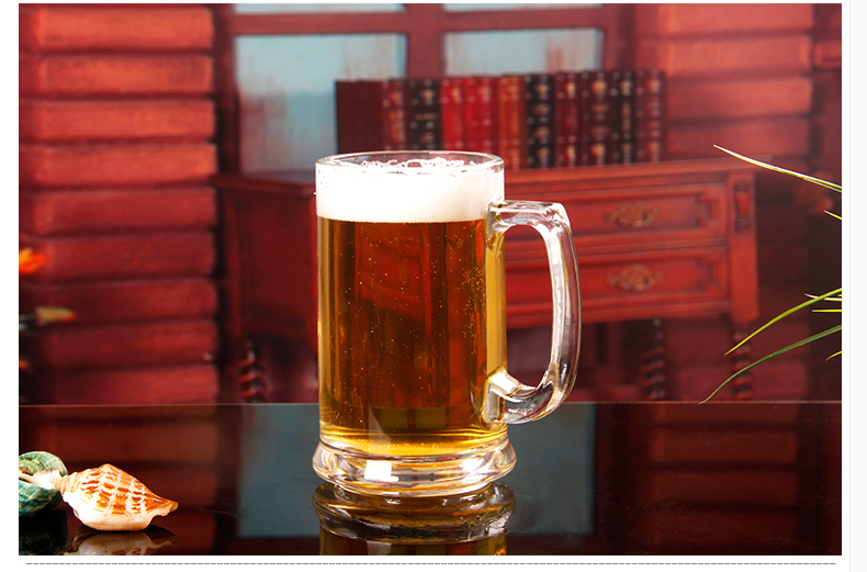 glass beer mugs