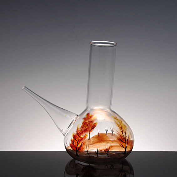 unique glass wine decanter