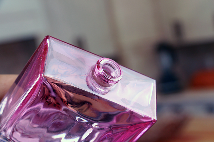 Pink Decal Perfume Bottle