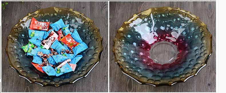 Glass fruit bowl set,glass plate and glass fruit bowls wholesale