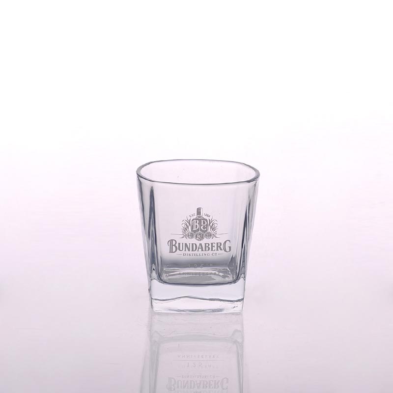 whiskey glasses with logo