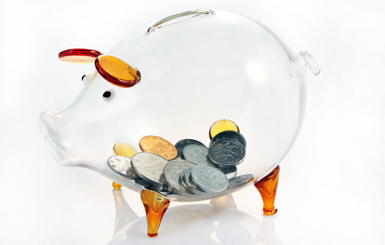 china manufacturer glass saving bank