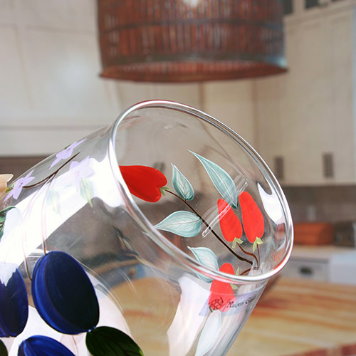 Airtight glass jar with lids