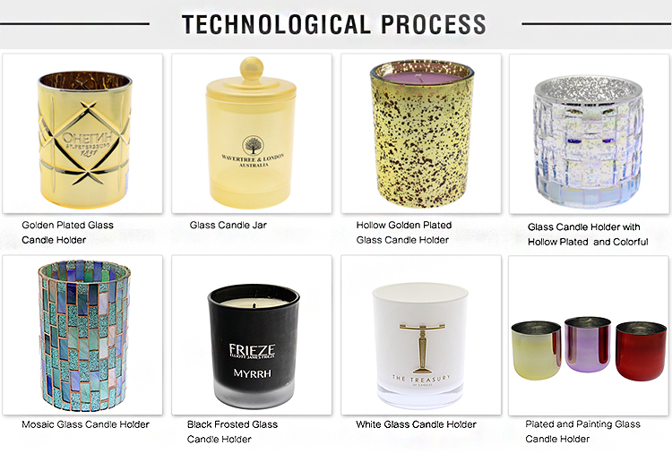 CD010 Factory Price Custom Design Machine Pressed Candle Holder Wedding Factory China