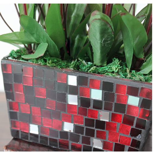 rectangle glass vase